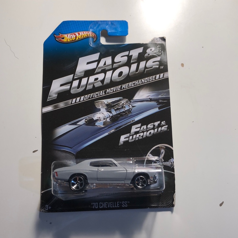 Fast and furious hot wheels 1970 Chevy chevelle Ss